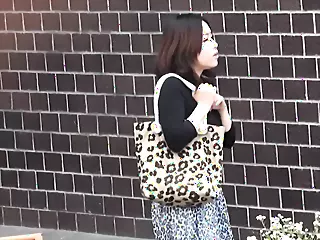 Curmudgeonly asian urinating
